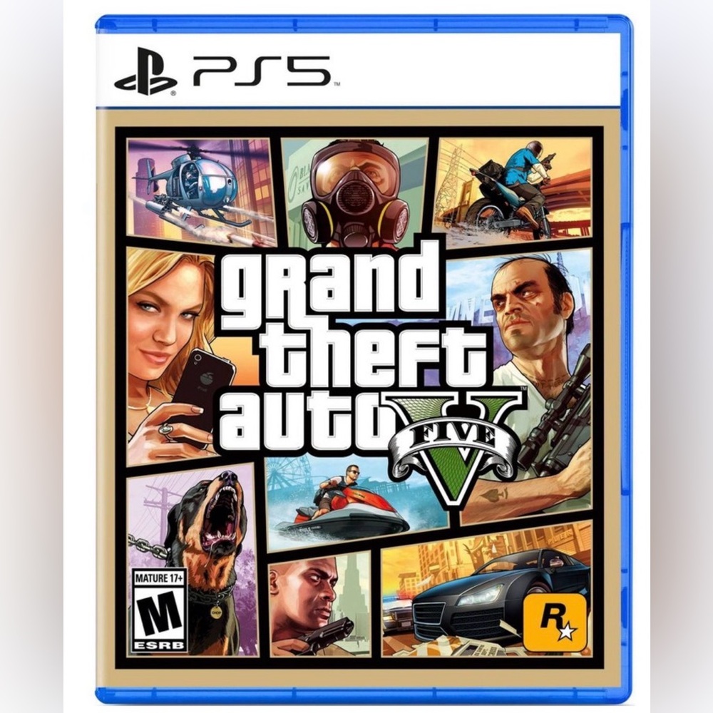 Grand Theft Auto V- PlayStation 5 game